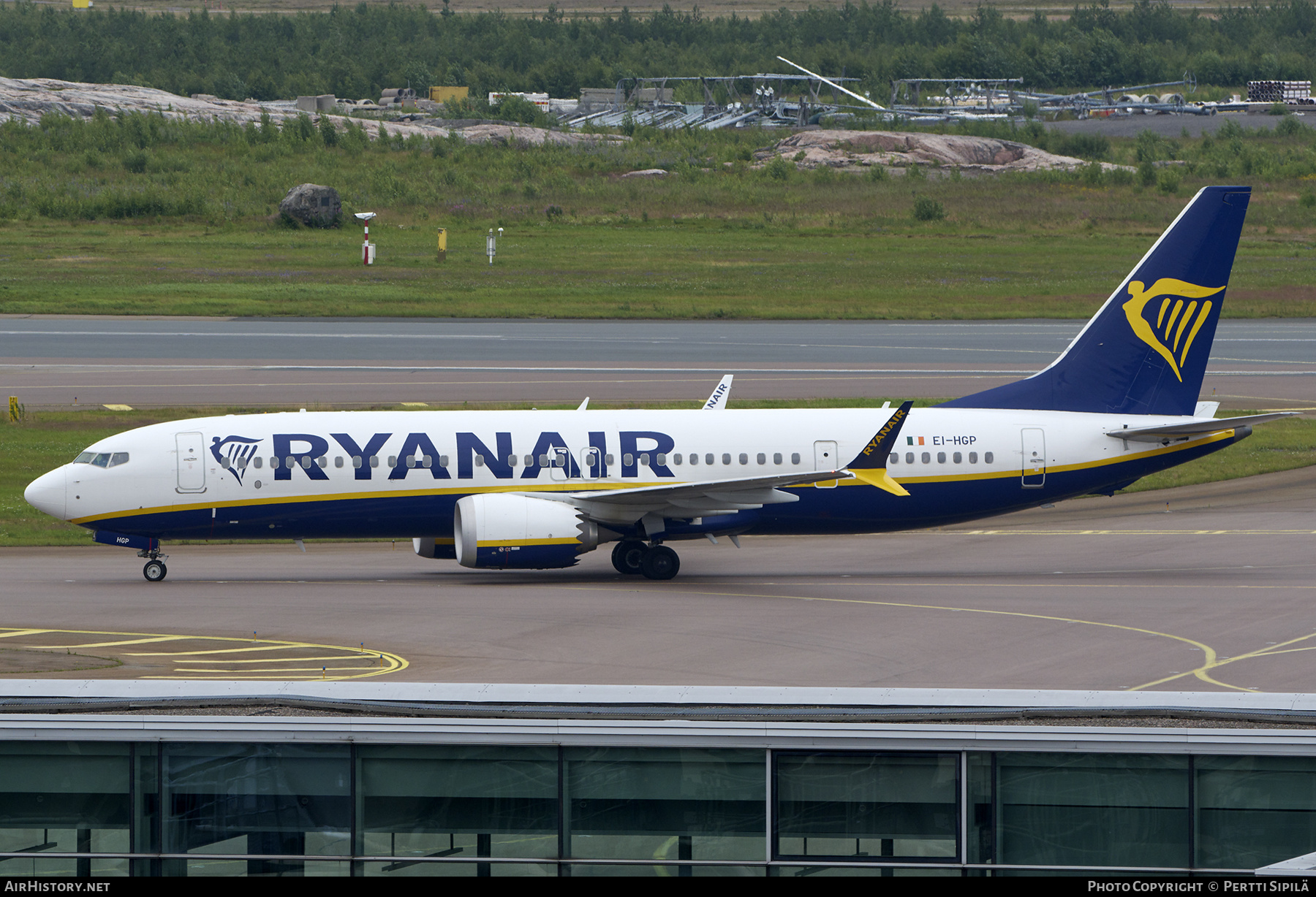 Aircraft Photo of EI-HGP | Boeing 737-8200 Max 200 | Ryanair | AirHistory.net #825351