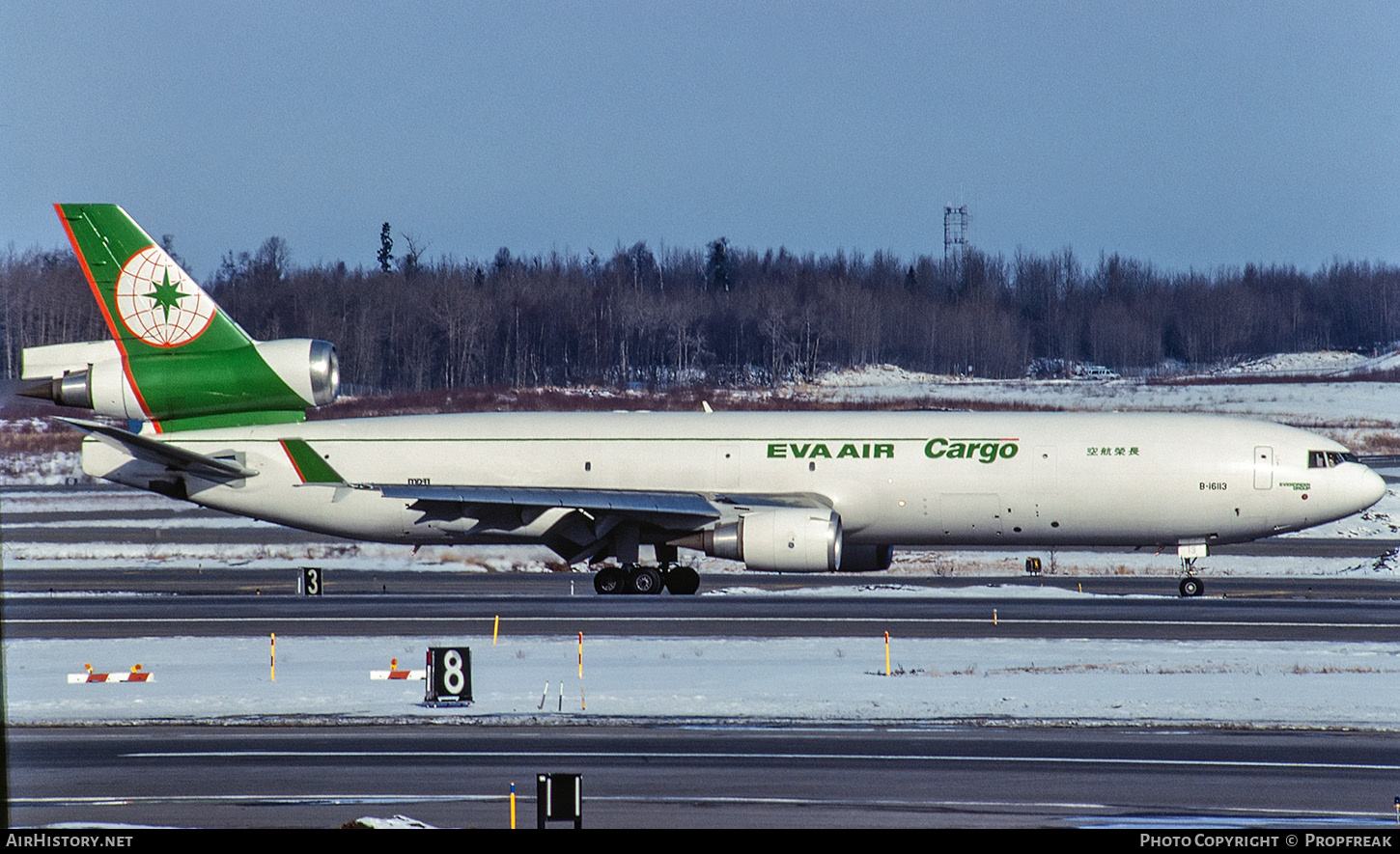 Aircraft Photo of B-16113 | McDonnell Douglas MD-11F | EVA Air Cargo | AirHistory.net #825359
