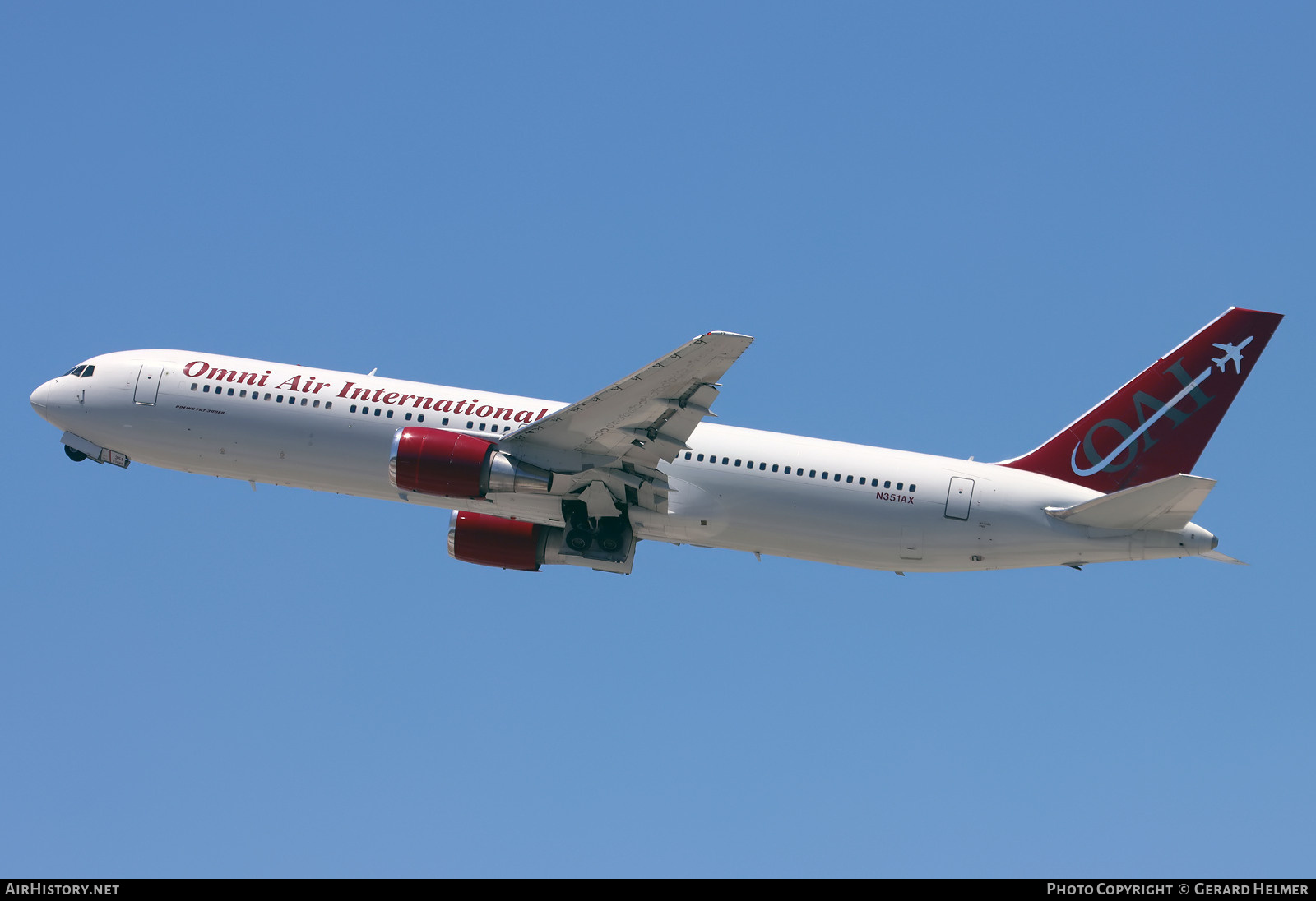 Aircraft Photo of N351AX | Boeing 767-33A/ER | Omni Air International - OAI | AirHistory.net #825397