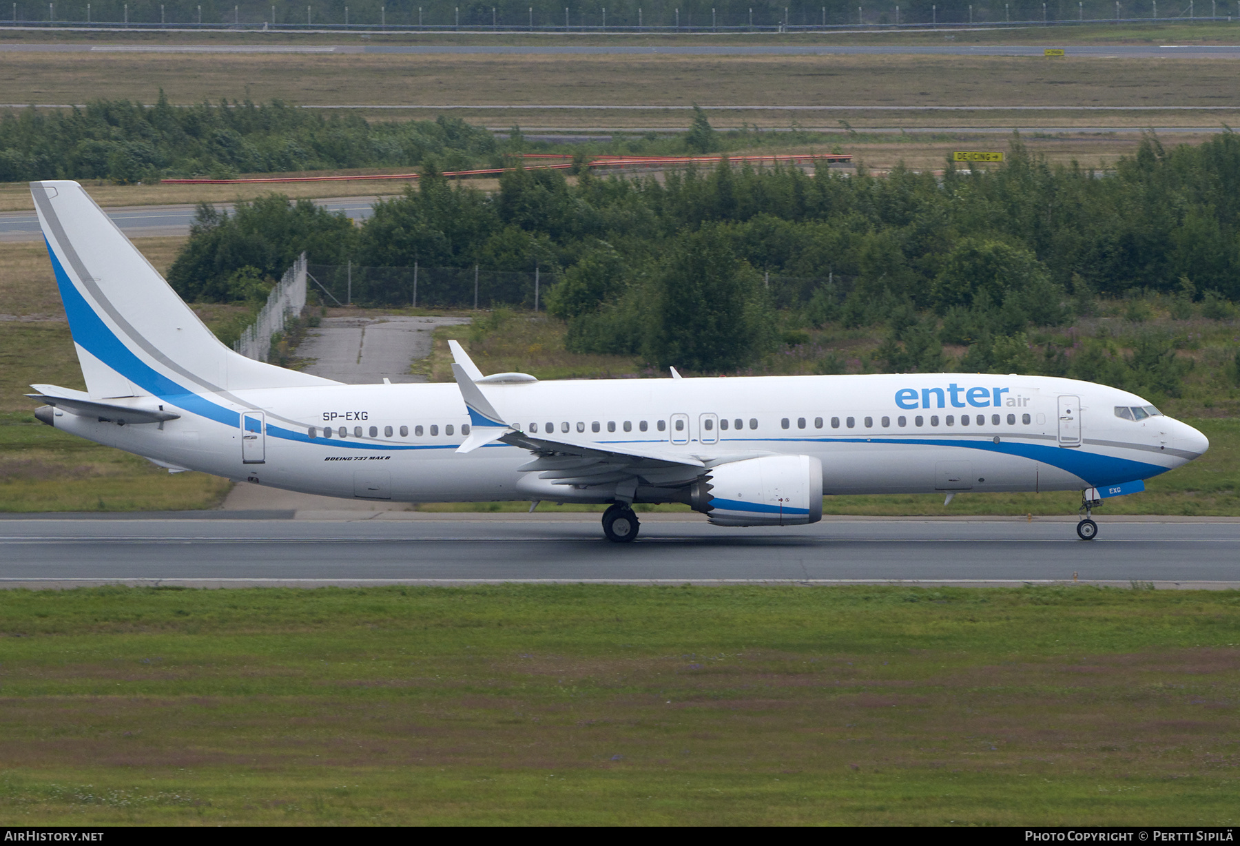 Aircraft Photo of SP-EXG | Boeing 737-8 Max 8 | Enter Air | AirHistory.net #825401