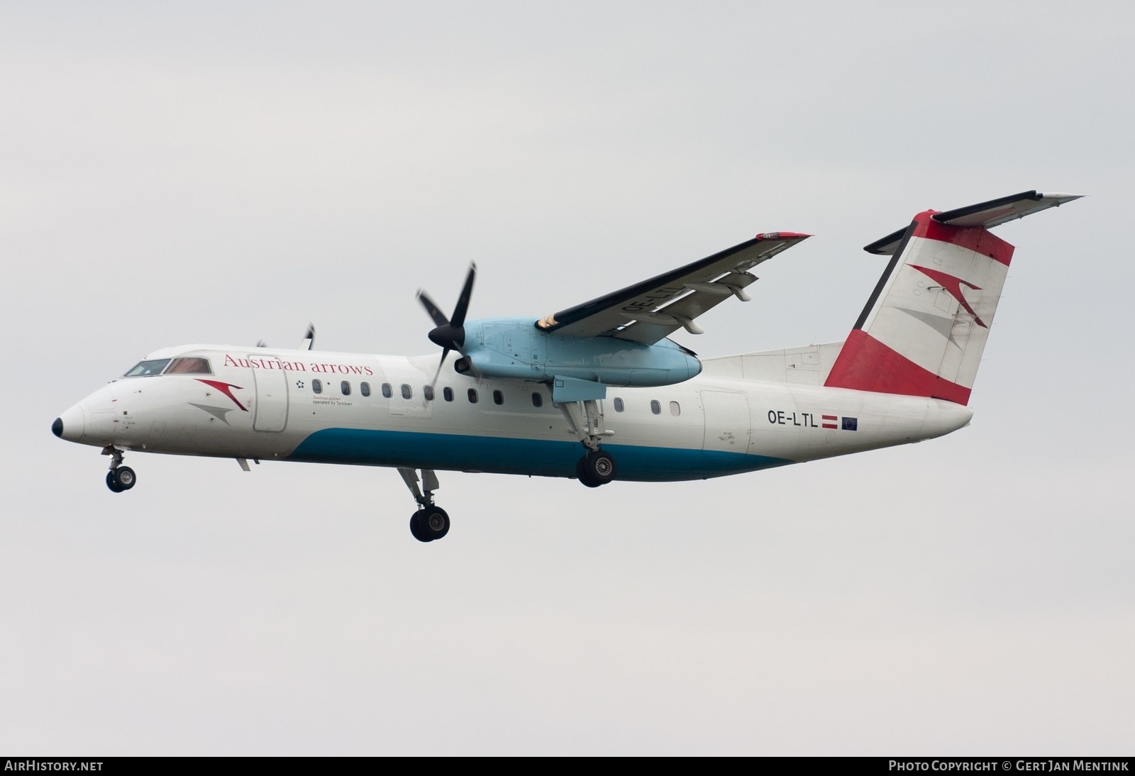 Aircraft Photo of OE-LTL | Bombardier DHC-8-314Q Dash 8 | Austrian Arrows | AirHistory.net #825430