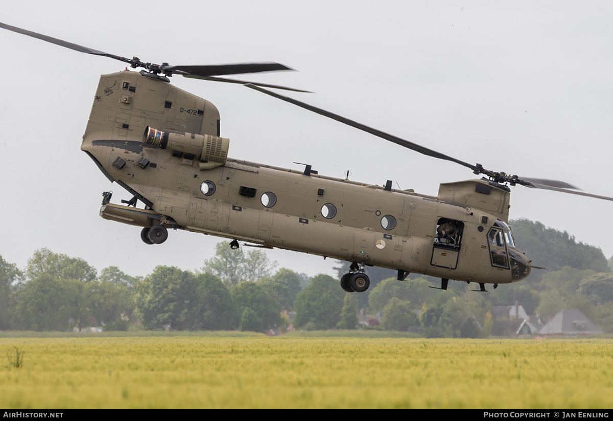 Aircraft Photo of D-472 | Boeing CH-47F Chinook (414) | Netherlands - Air Force | AirHistory.net #825445