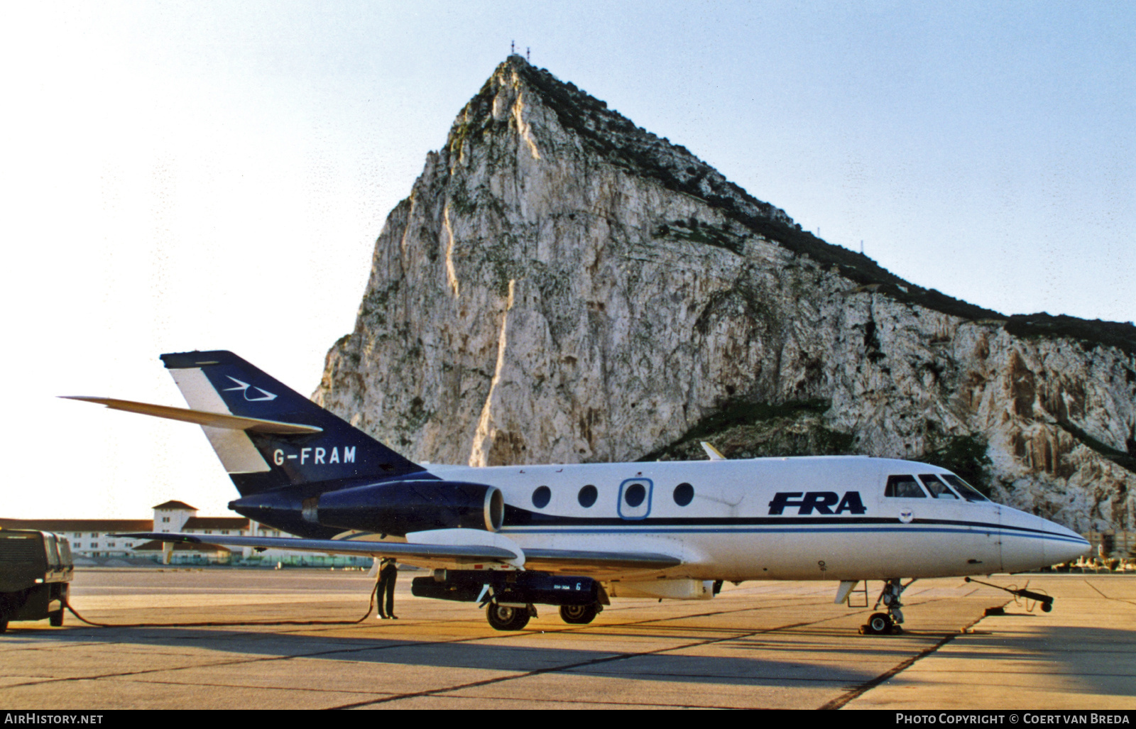 Aircraft Photo of G-FRAM | Dassault Falcon 20DC | FRA - FR Aviation | AirHistory.net #825452