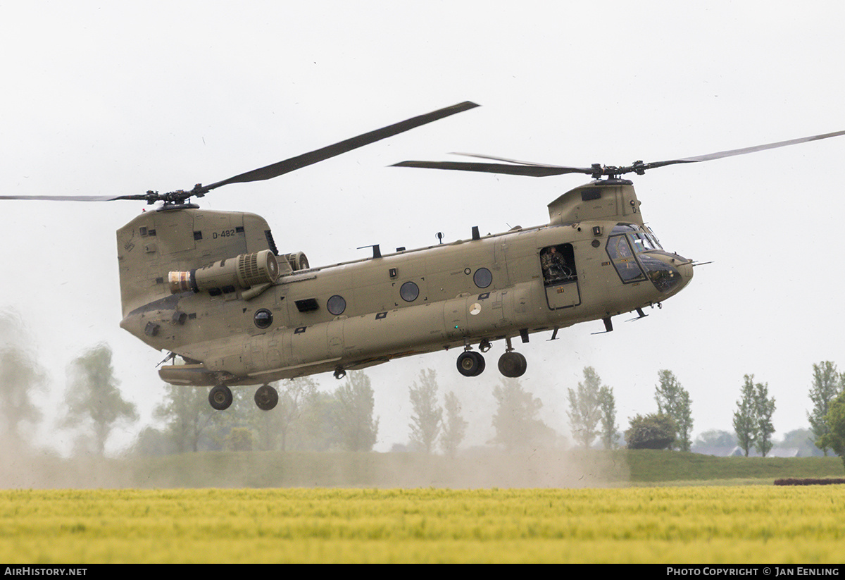Aircraft Photo of D-482 | Boeing CH-47F Chinook (414) | Netherlands - Air Force | AirHistory.net #825465