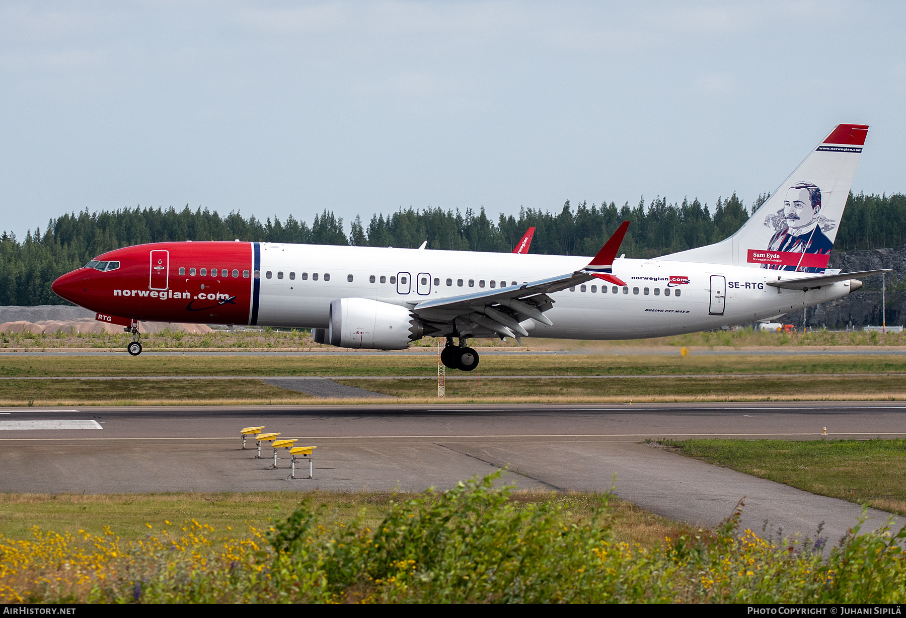 Aircraft Photo of SE-RTG | Boeing 737-8 Max 8 | Norwegian | AirHistory.net #825497