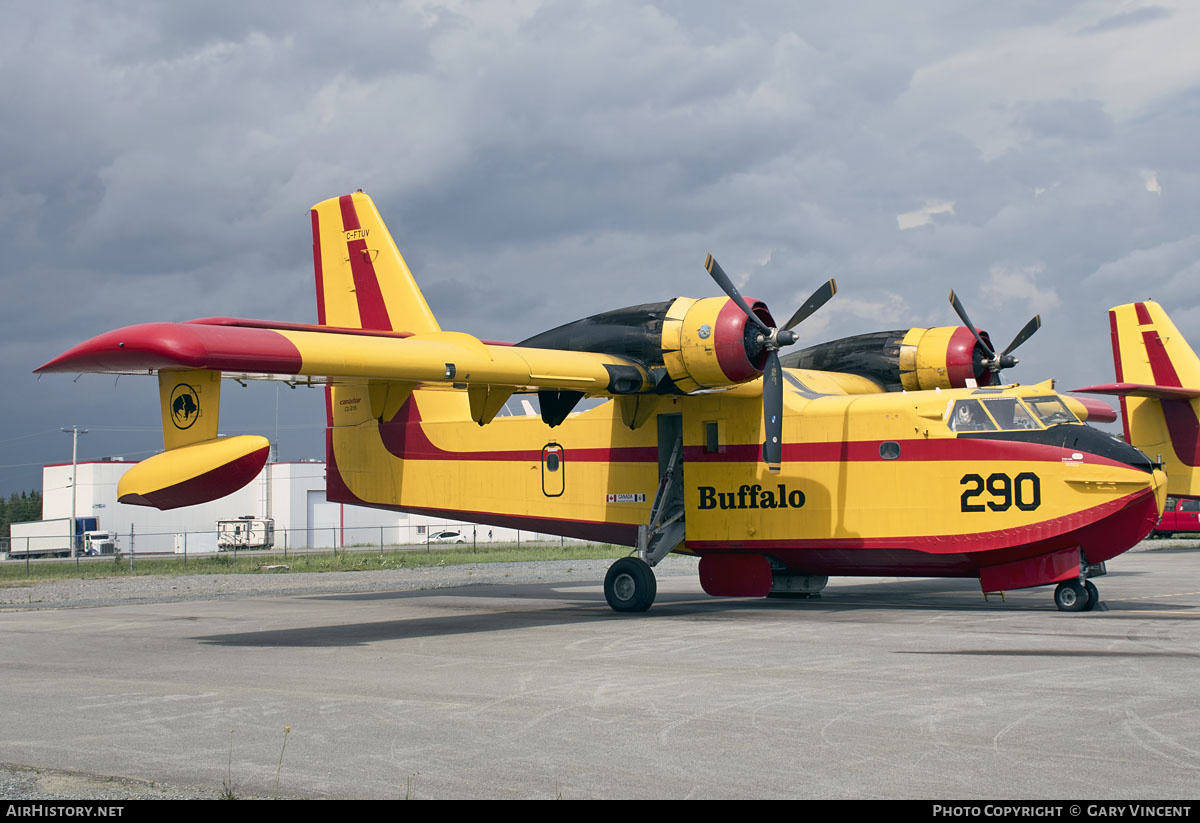 Aircraft Photo of C-FTUV | Canadair CL-215-I (CL-215-1A10) | Buffalo Airways | AirHistory.net #825500