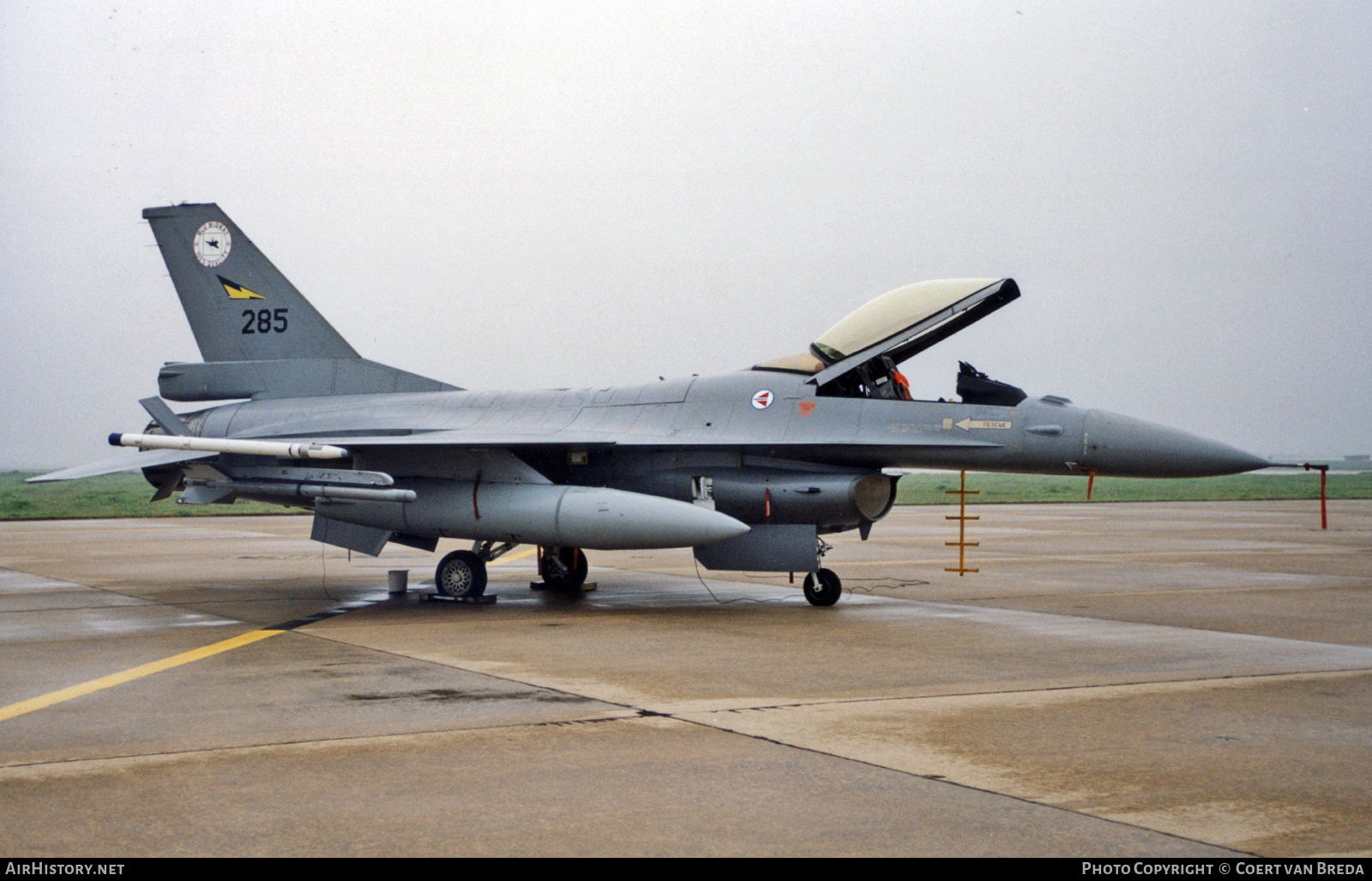 Aircraft Photo of 285 | General Dynamics F-16AM Fighting Falcon | Norway - Air Force | AirHistory.net #825501