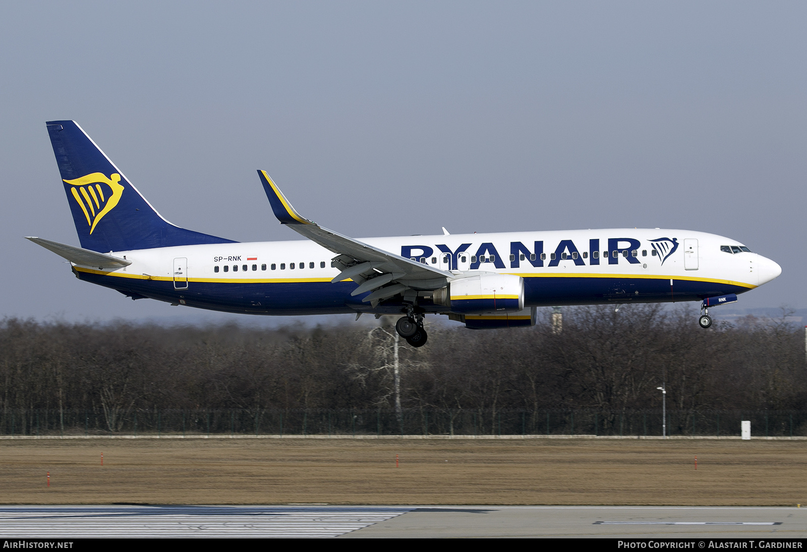 Aircraft Photo of SP-RNK | Boeing 737-8AS | Ryanair | AirHistory.net #825515