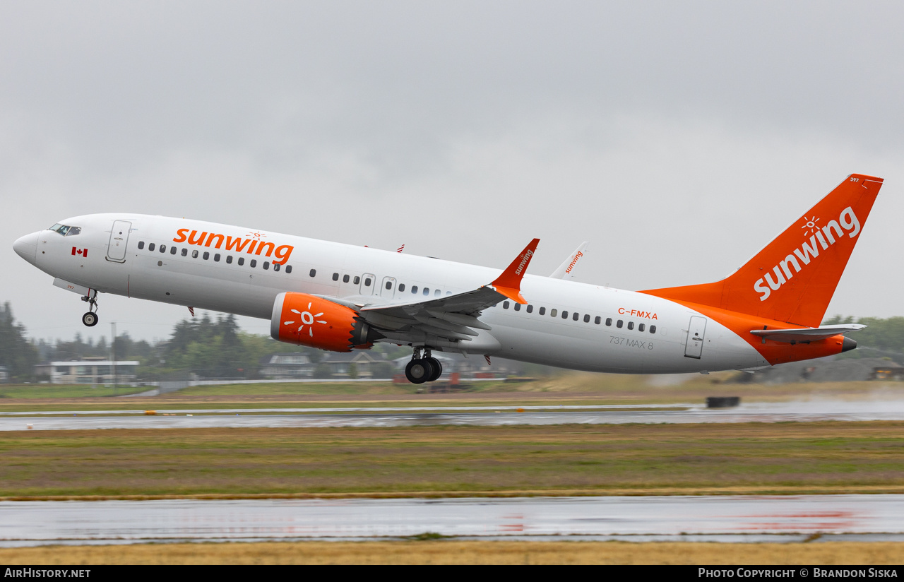 Aircraft Photo of C-FMXA | Boeing 737-8 Max 8 | Sunwing Airlines | AirHistory.net #825529