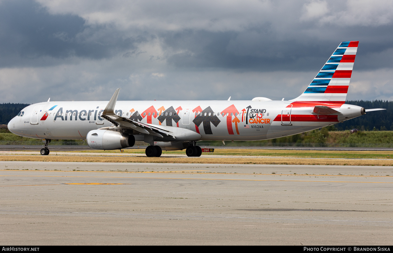 Aircraft Photo of N162AA | Airbus A321-231 | American Airlines | AirHistory.net #825534