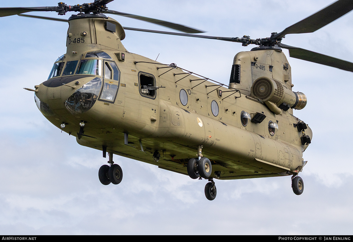 Aircraft Photo of D-485 | Boeing CH-47F Chinook (414) | Netherlands - Air Force | AirHistory.net #825546