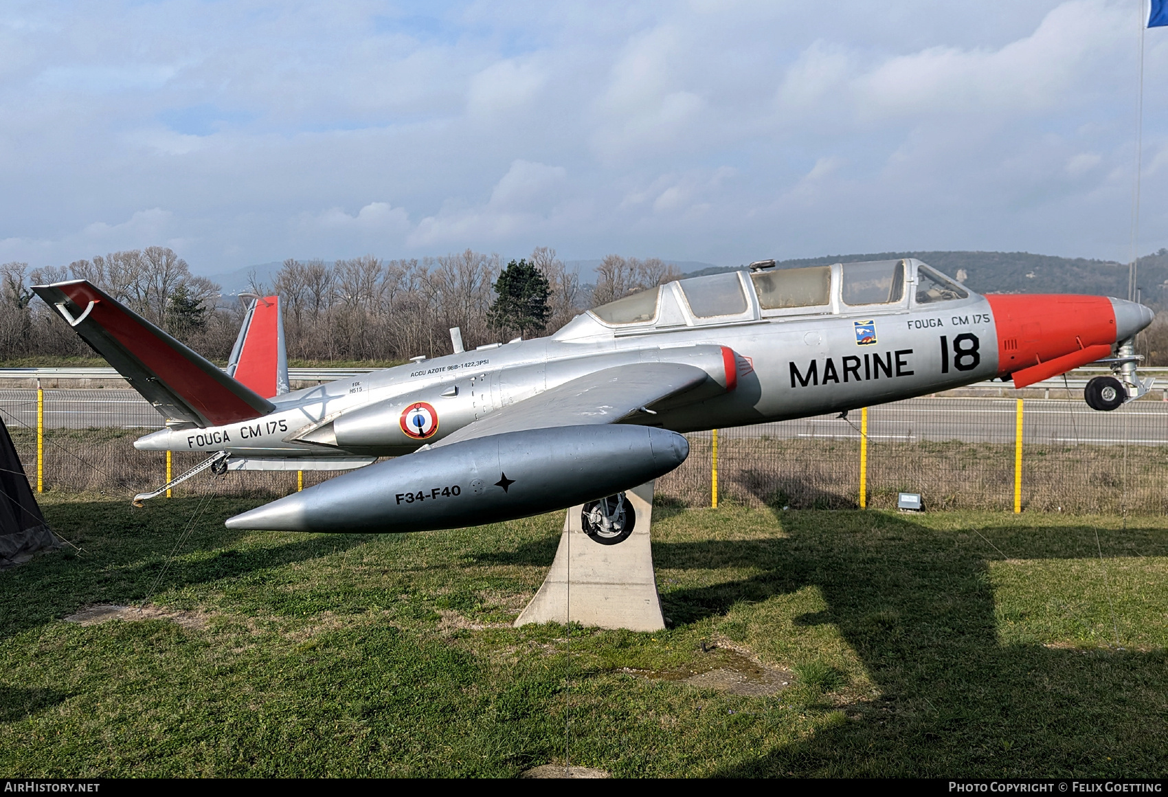 Aircraft Photo of 18 | Fouga CM-175 Zéphyr | France - Navy | AirHistory.net #825552