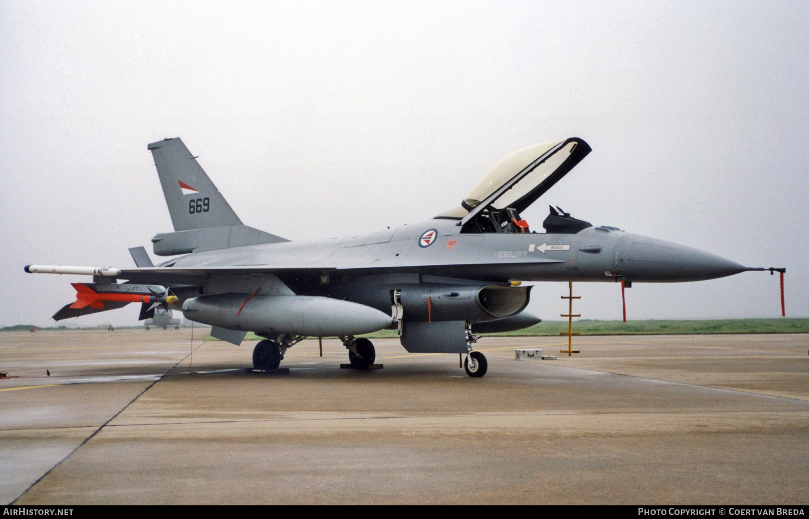 Aircraft Photo of 669 | General Dynamics F-16AM Fighting Falcon | Norway - Air Force | AirHistory.net #825569