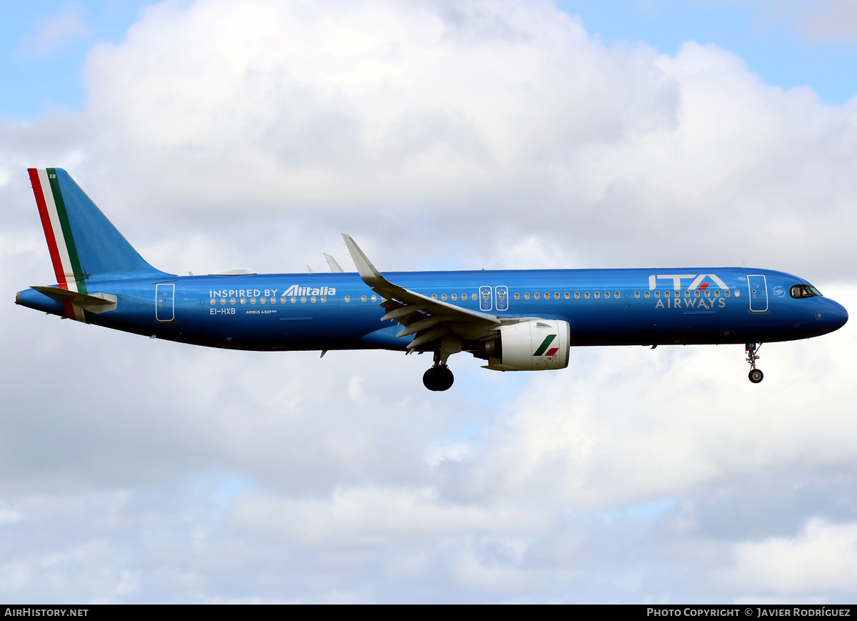 Aircraft Photo of EI-HXB | Airbus A321-271NX | ITA Airways | AirHistory.net #825571