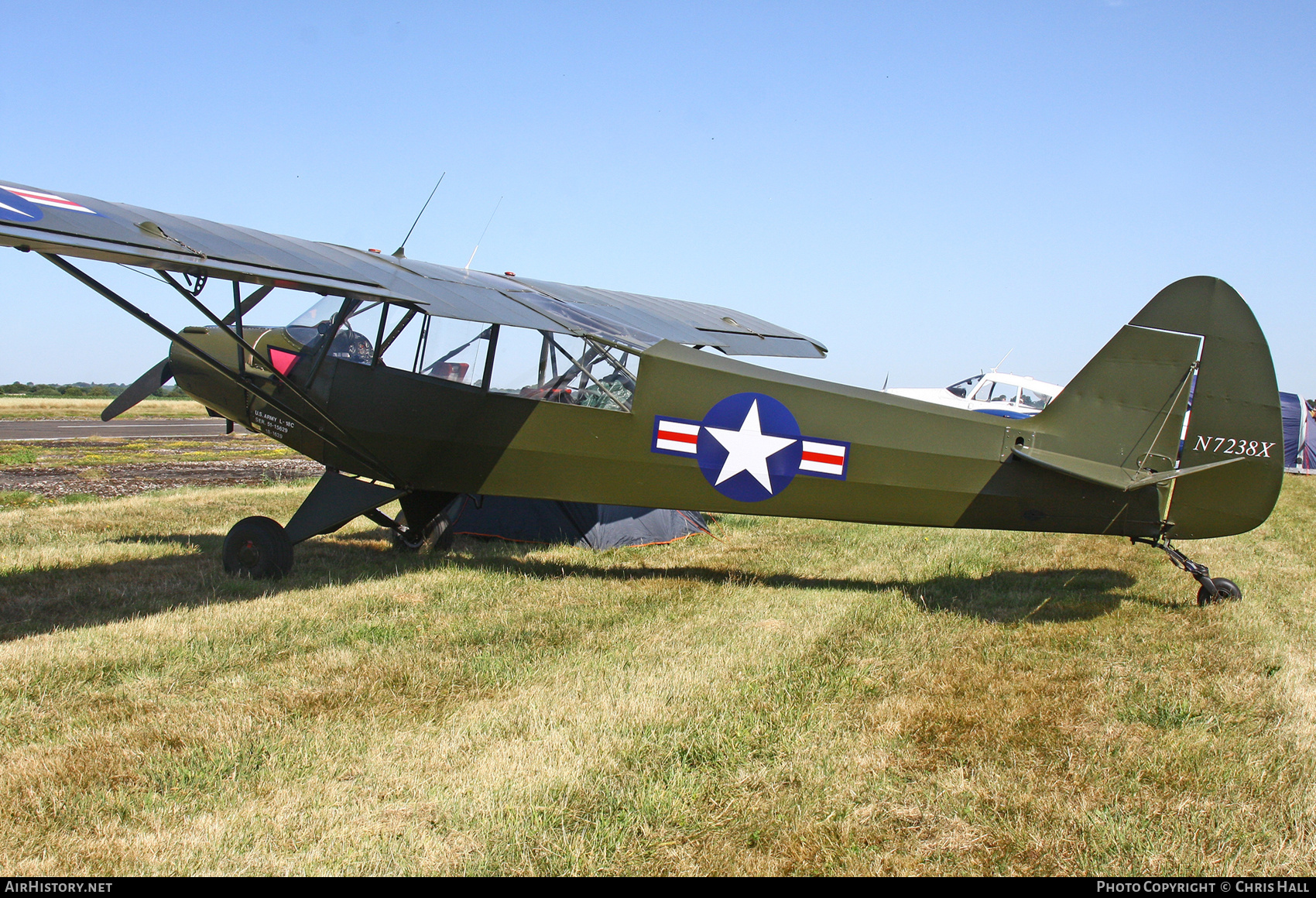 Aircraft Photo of N7238X | Piper L-18C Super Cub | USA - Army | AirHistory.net #825574