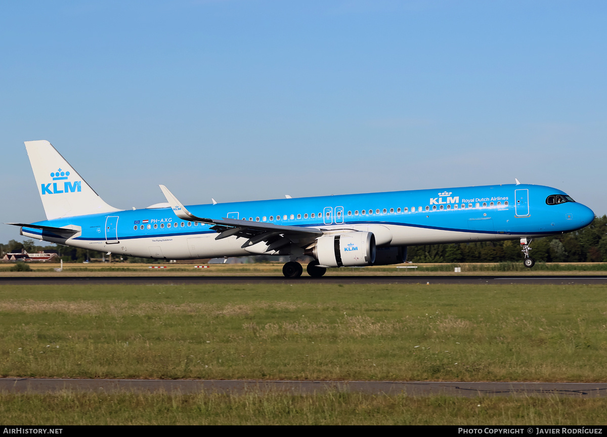 Aircraft Photo of PH-AXG | Airbus A321-252NX | KLM - Royal Dutch Airlines | AirHistory.net #825619