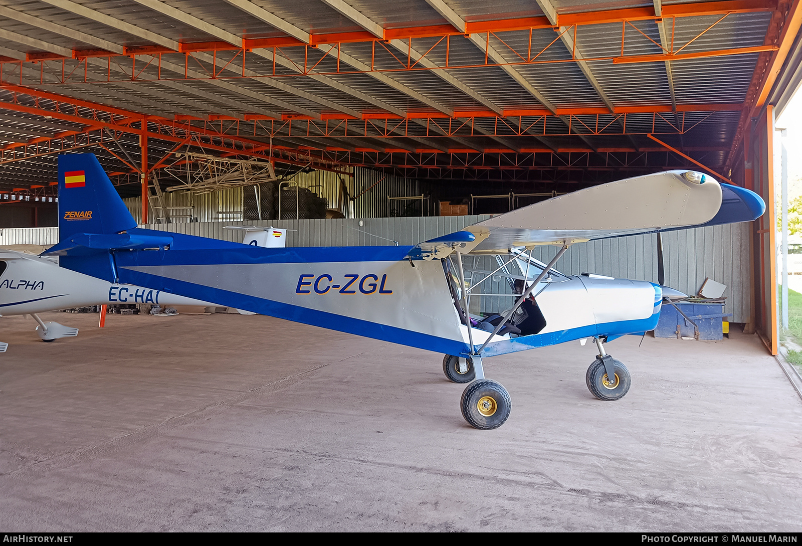 Aircraft Photo of EC-ZGL | Zenair CH-701 STOL | AirHistory.net #825623