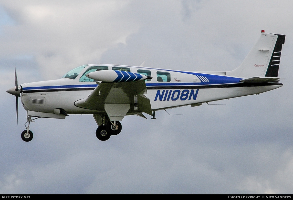 Aircraft Photo of N1108N | Raytheon A36 Bonanza 36 | AirHistory.net #825636