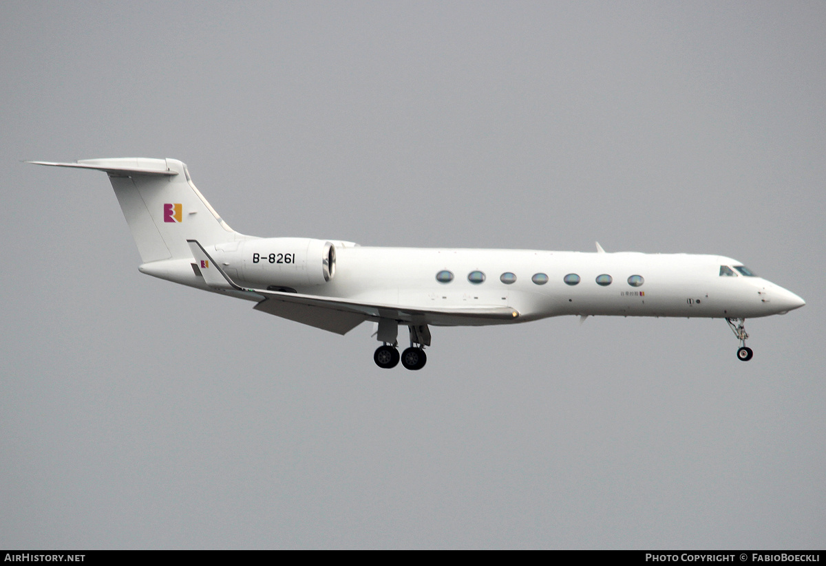 Aircraft Photo of B-8261 | Gulfstream Aerospace C-37B Gulfstream G550 (G-V-SP) | Bairong Group | AirHistory.net #825639