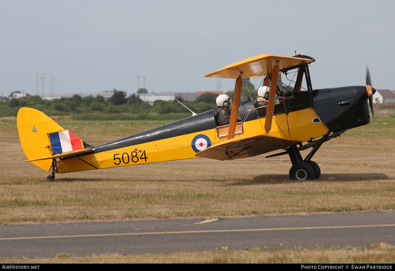 Aircraft Photo of G-FCTK / 5084 | De Havilland D.H. 82C Tiger Moth (Modified) | Canada - Air Force | AirHistory.net #825715