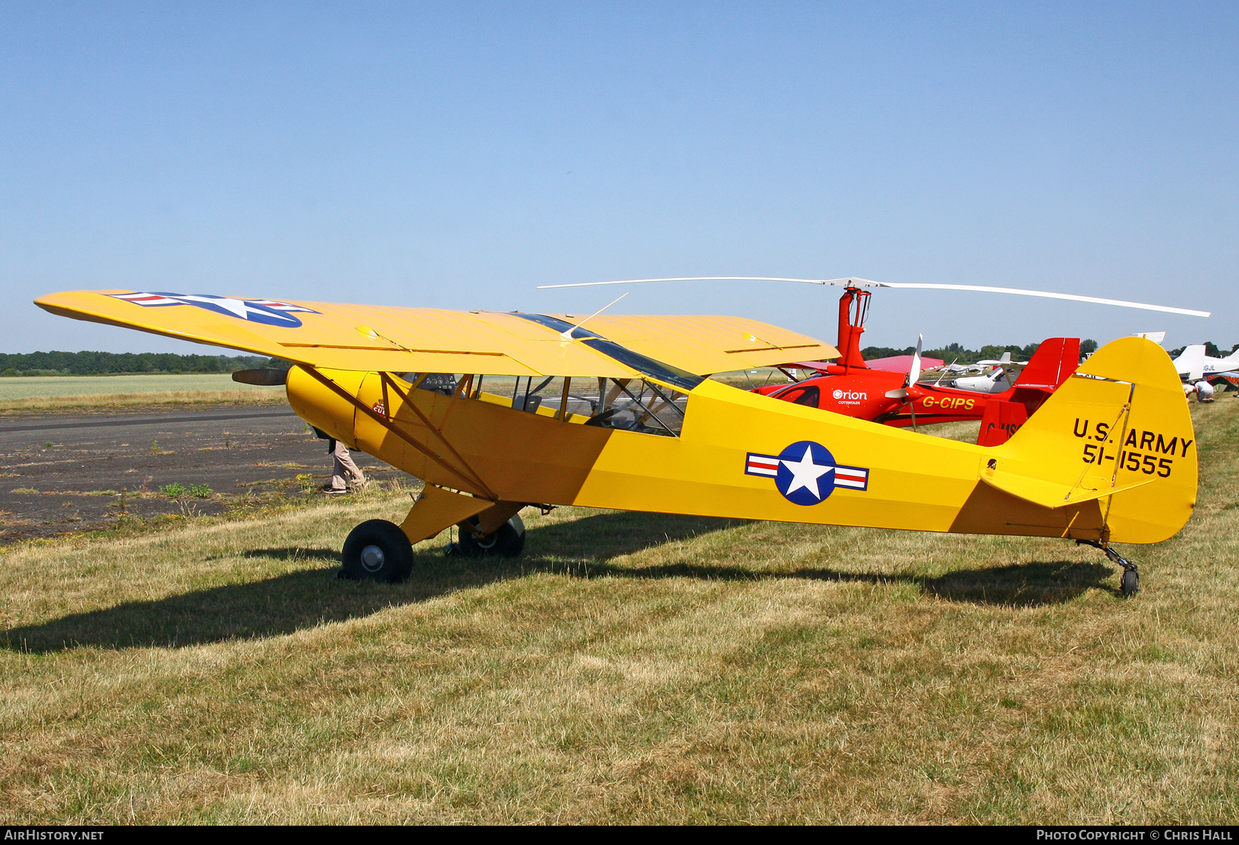 Aircraft Photo of G-OSPS / 51-1555 | Piper L-18C Super Cub | USA - Army | AirHistory.net #825716