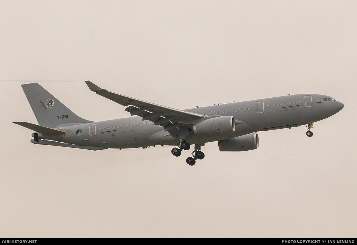 Aircraft Photo of T-061 | Airbus A330-243MRTT | Netherlands - Air Force | AirHistory.net #825719