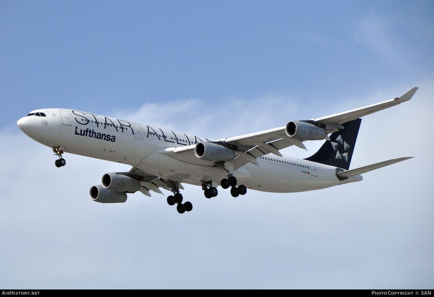 Aircraft Photo of D-AIGP | Airbus A340-313 | Lufthansa | AirHistory.net #825725