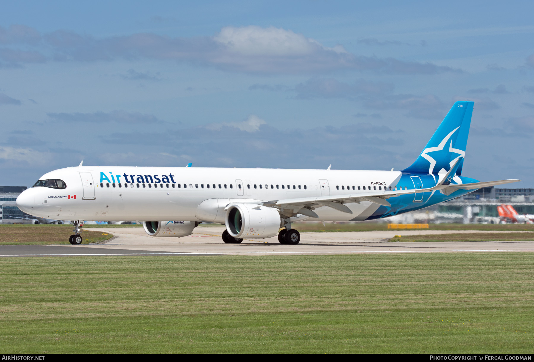 Aircraft Photo of C-GOKG | Airbus A321-271NX | Air Transat | AirHistory.net #825788