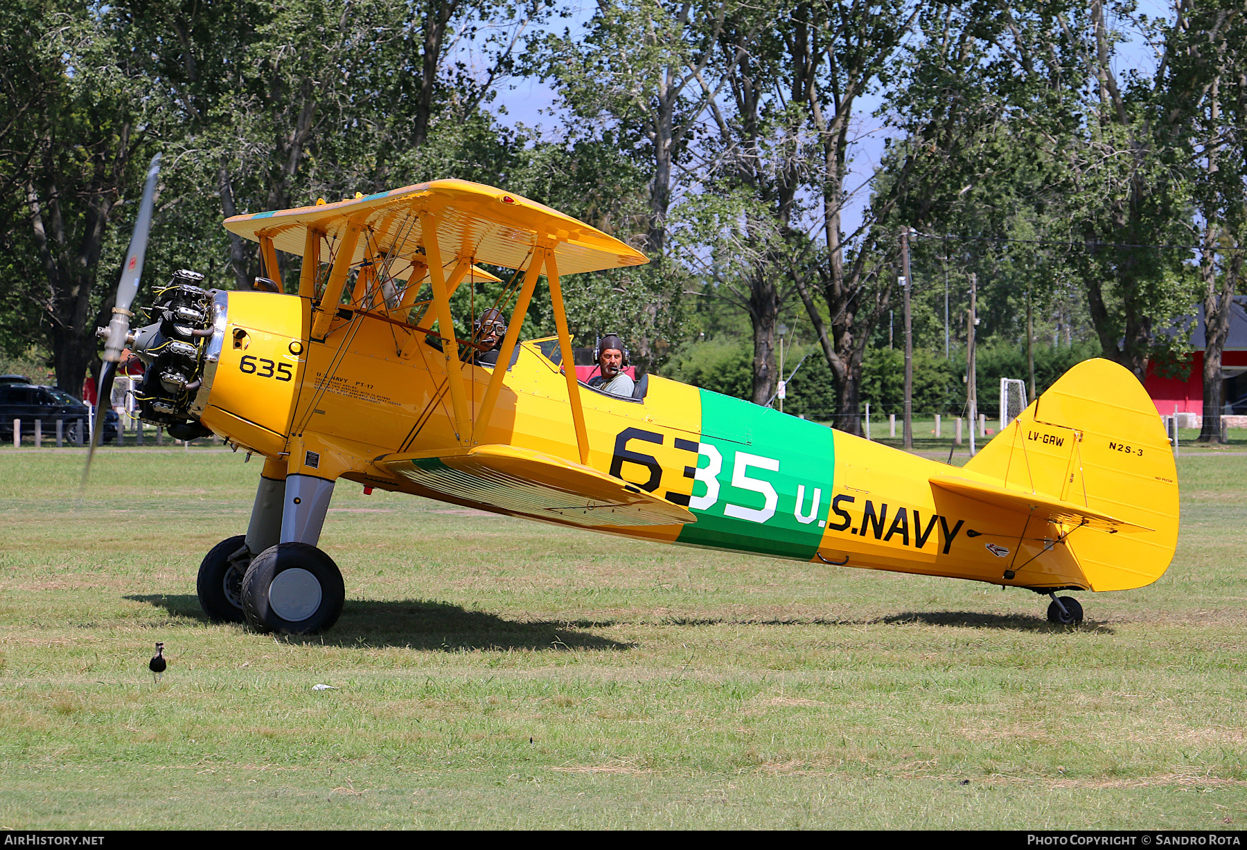Aircraft Photo of LV-GAW | Boeing N2S-3 Kaydet (A75N1) | AirHistory.net #825827