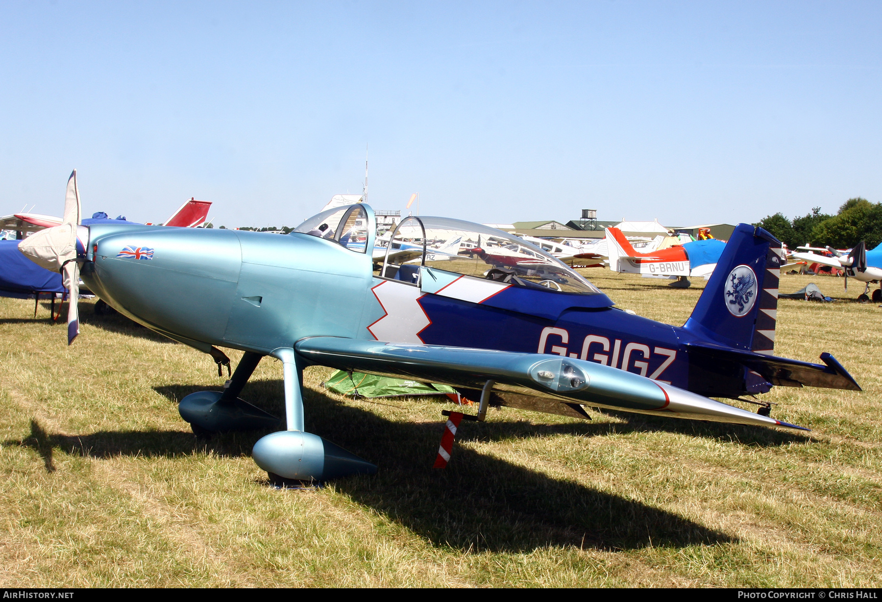 Aircraft Photo of G-GIGZ | Van's RV-8 | AirHistory.net #825828