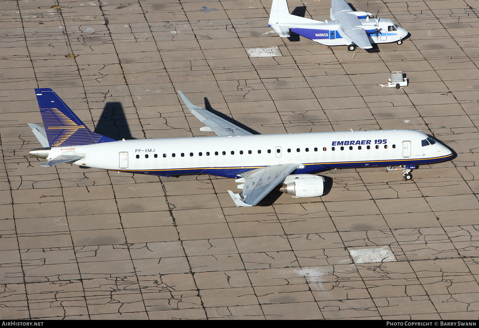 Aircraft Photo of PP-XMJ | Embraer 195LR (ERJ-190-200LR) | Embraer | AirHistory.net #825863