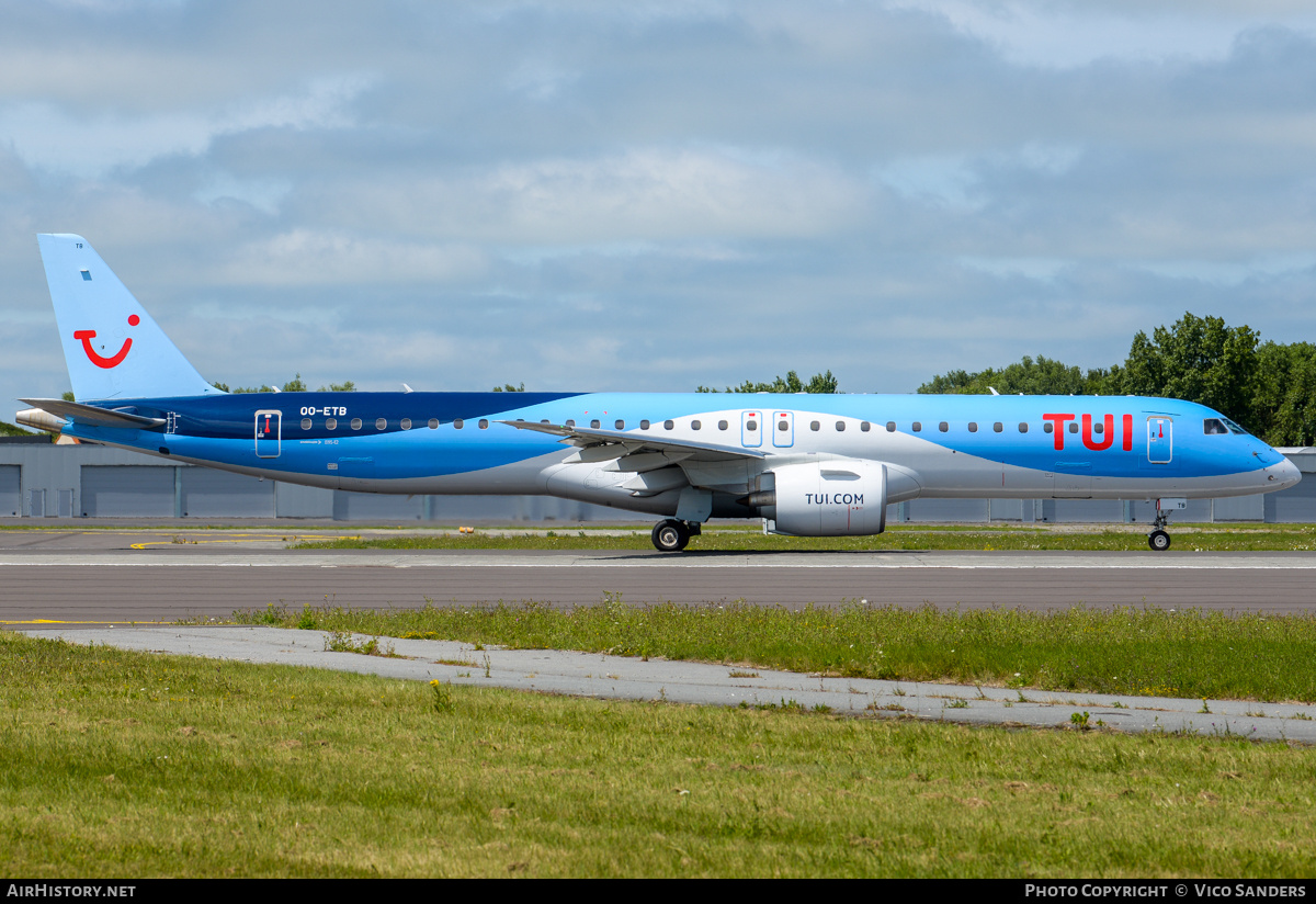 Aircraft Photo of OO-ETB | Embraer 195-E2 (ERJ-190-400) | TUI | AirHistory.net #825879