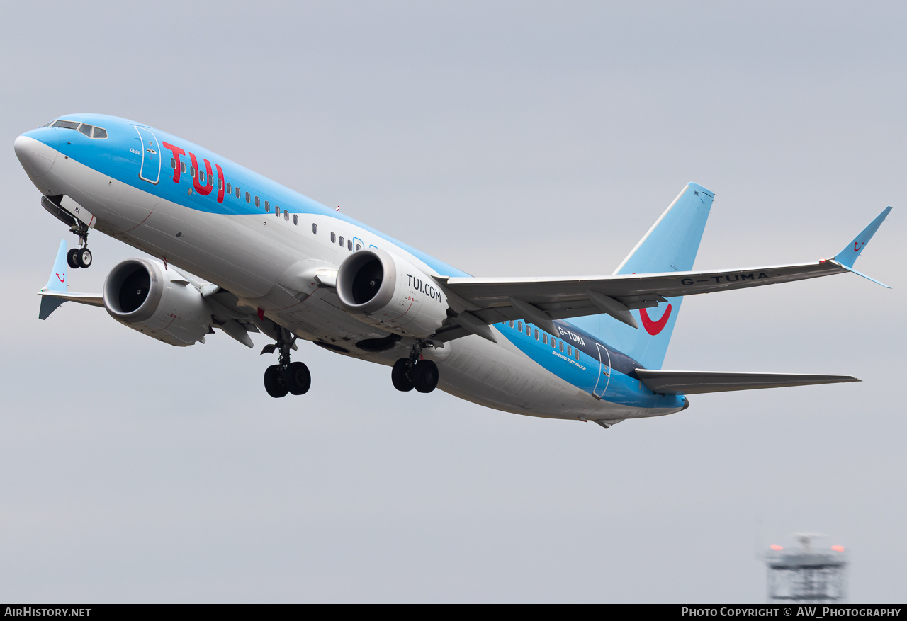 Aircraft Photo of G-TUMA | Boeing 737-8 Max 8 | TUI | AirHistory.net #825883