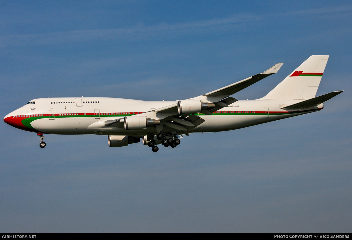 Aircraft Photo of A4O-OMN | Boeing 747-430 | Oman Government | AirHistory.net #825889