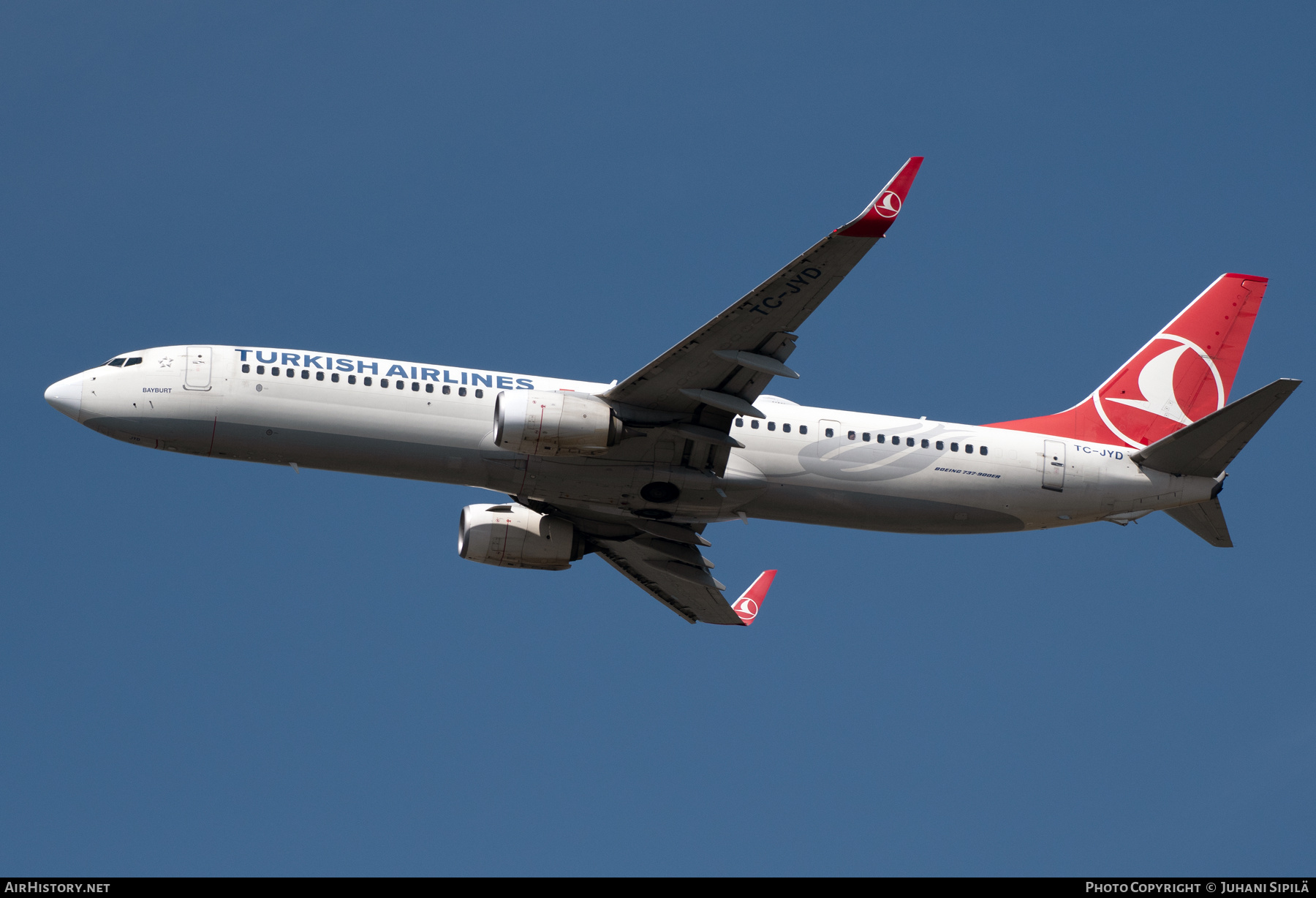 Aircraft Photo of TC-JYD | Boeing 737-9F2/ER | Turkish Airlines | AirHistory.net #825905