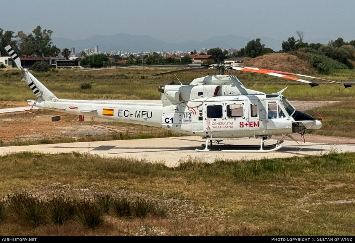 Aircraft Photo of EC-MFU | Bell 412SP | Generalitat Valenciana | AirHistory.net #825907