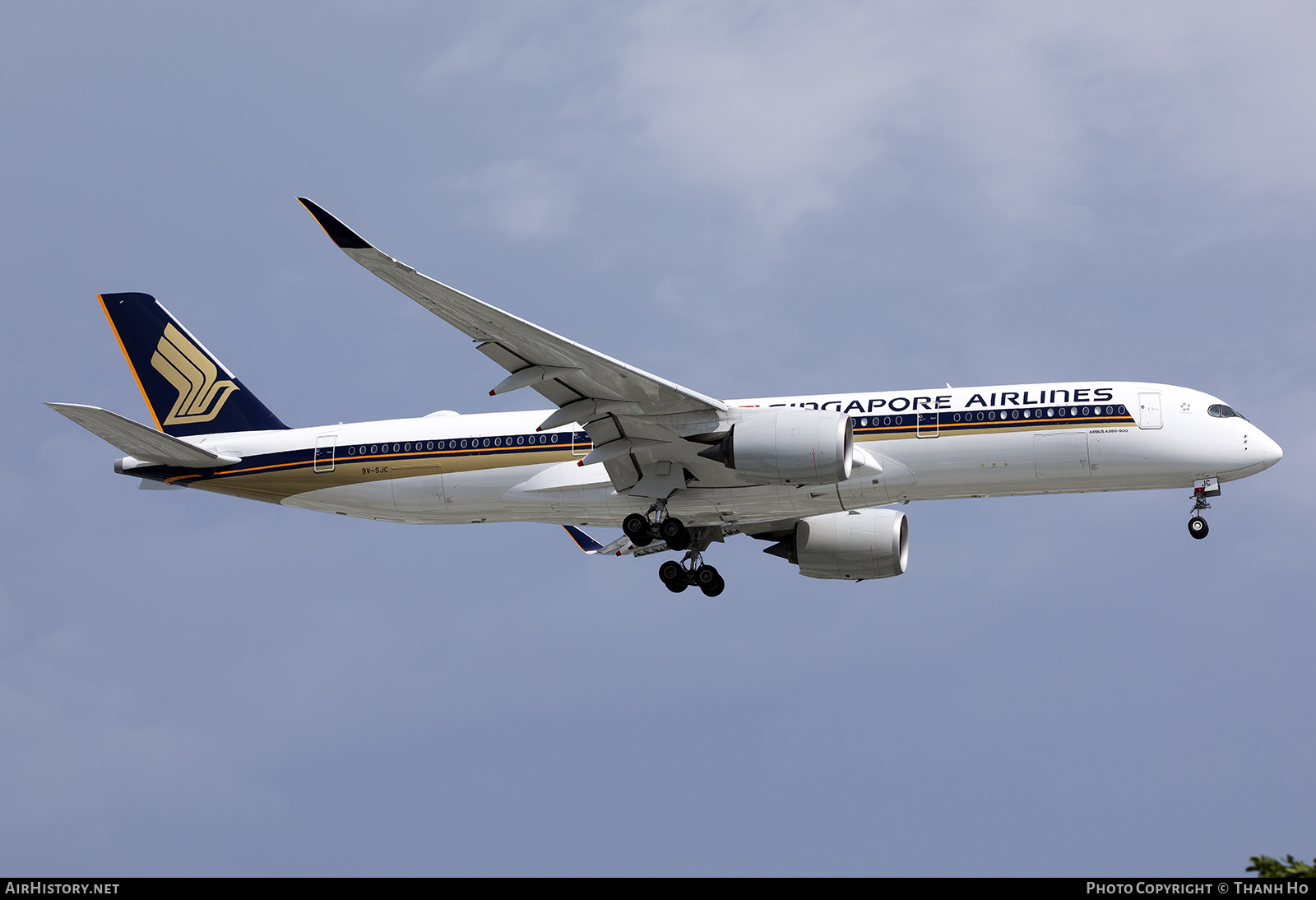 Aircraft Photo of 9V-SJC | Airbus A350-941 | Singapore Airlines | AirHistory.net #825917