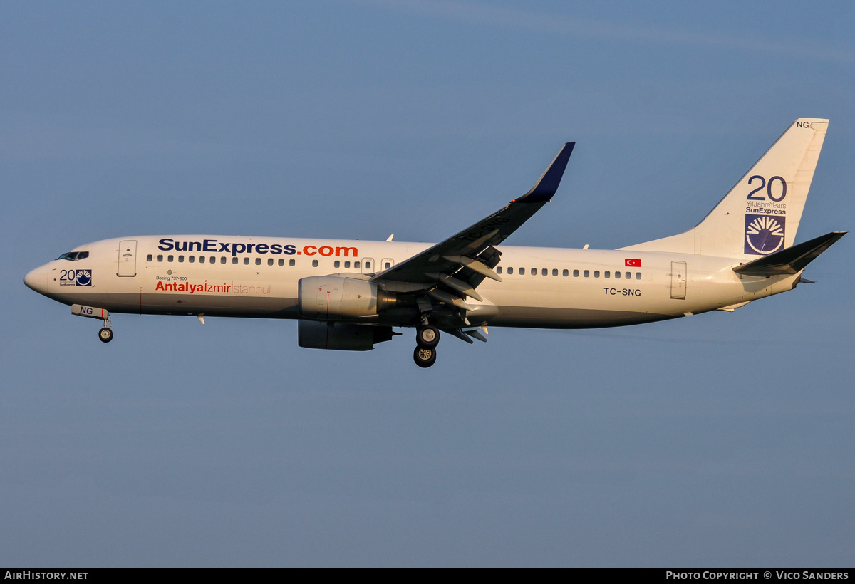 Aircraft Photo of TC-SNG | Boeing 737-8HC | SunExpress | AirHistory.net #825936