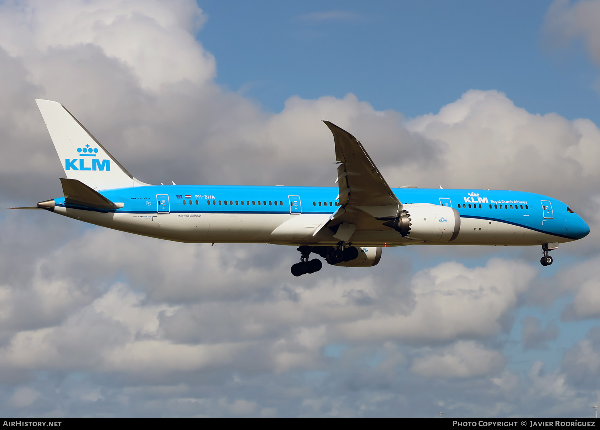 Aircraft Photo of PH-BHA | Boeing 787-9 Dreamliner | KLM - Royal Dutch Airlines | AirHistory.net #825953