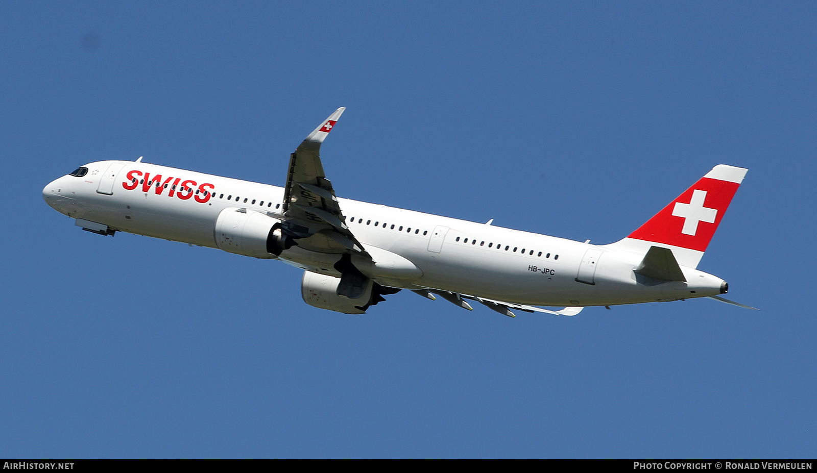 Aircraft Photo of HB-JPC | Airbus A321-271NX | Swiss International Air Lines | AirHistory.net #825988