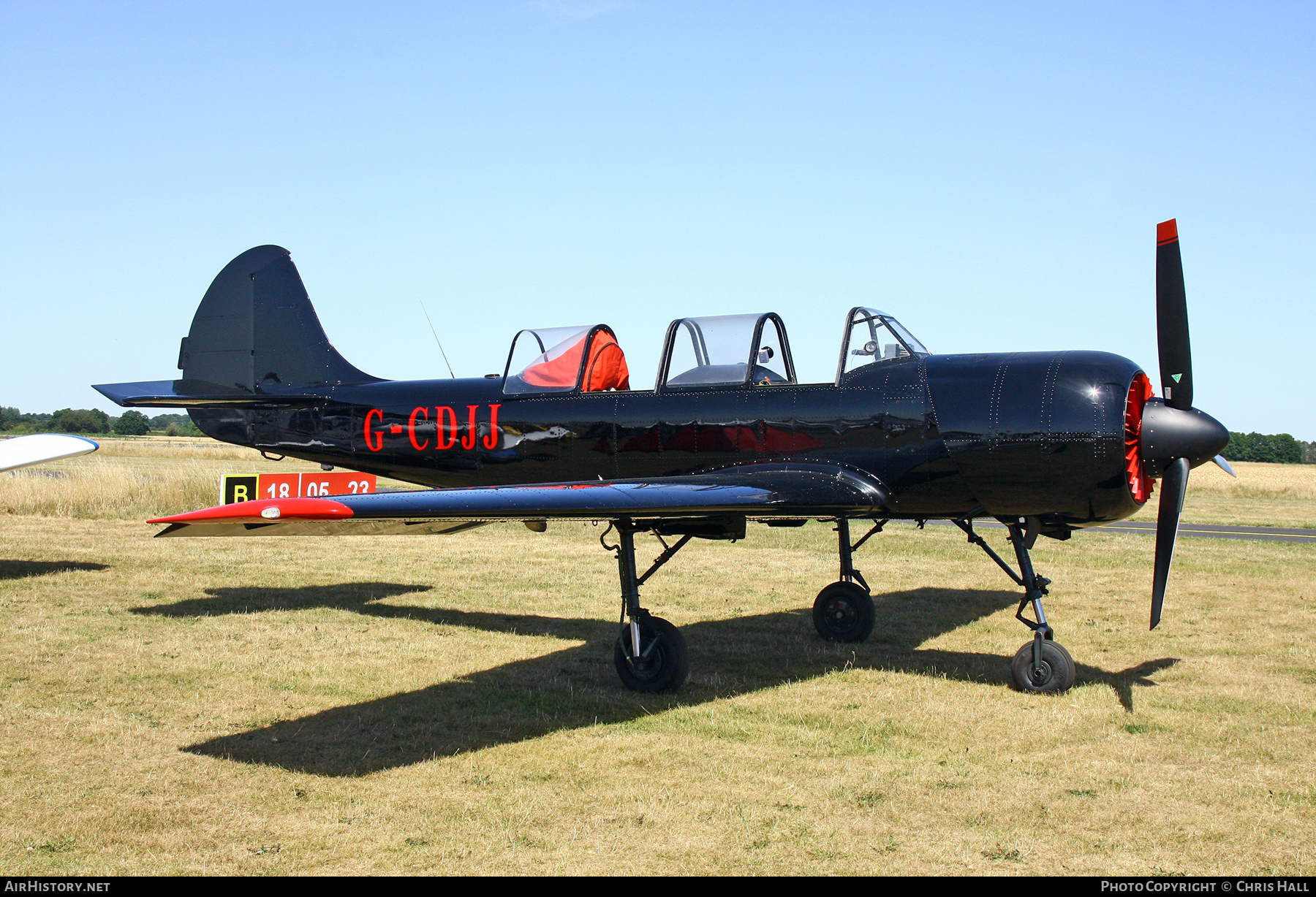 Aircraft Photo of G-CDJJ | Yakovlev Yak-52 | AirHistory.net #825995