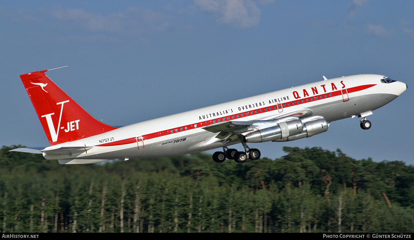 Aircraft Photo of N707JT | Boeing 707-138B | Qantas | AirHistory.net #825999