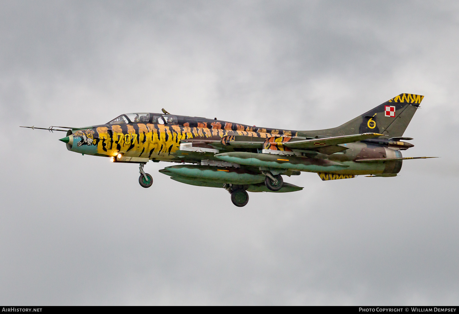 Aircraft Photo of 707 | Sukhoi Su-22UM3K | Poland - Air Force | AirHistory.net #826005