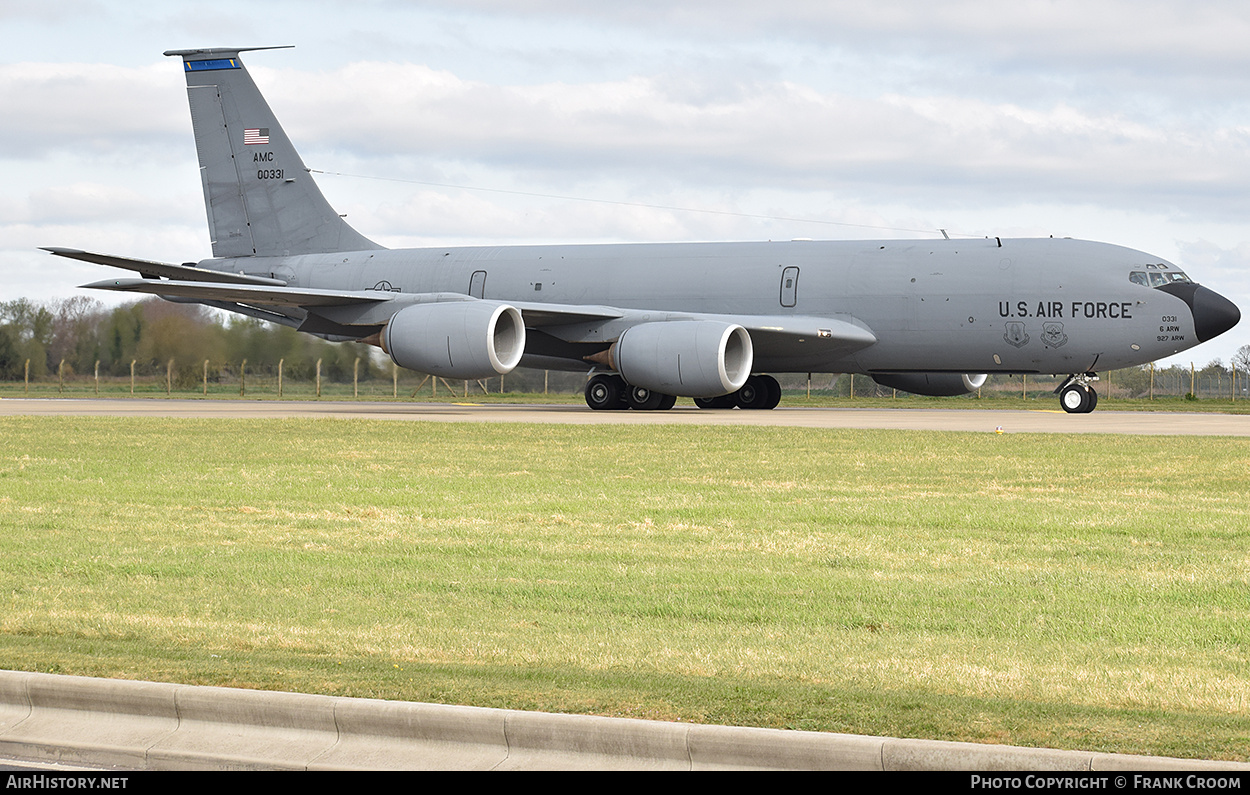 Aircraft Photo of 60-0331 / 00331 | Boeing KC-135R Stratotanker | USA - Air Force | AirHistory.net #826018