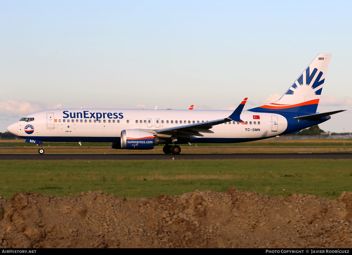 Aircraft Photo of TC-SMN | Boeing 737-8 Max 8 | SunExpress | AirHistory.net #826051