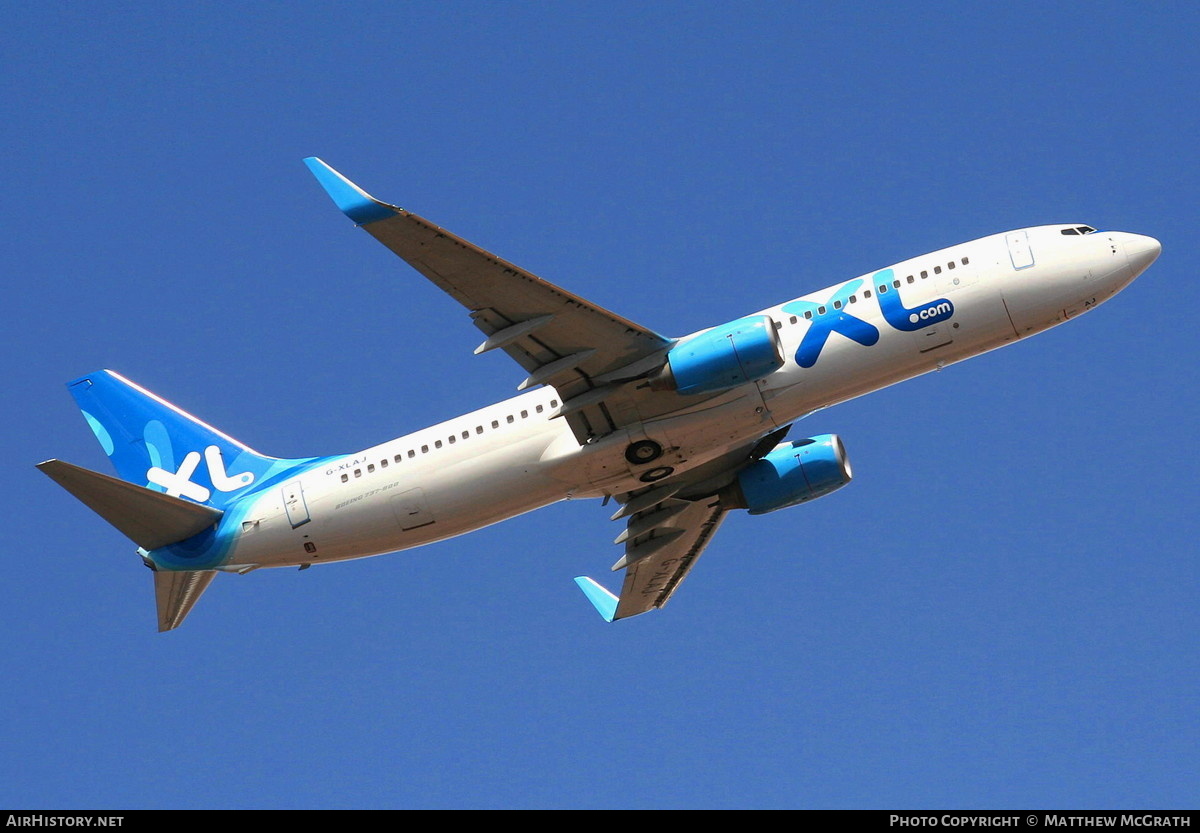 Aircraft Photo of G-XLAJ | Boeing 737-8Q8 | XL Airways | AirHistory.net #826076