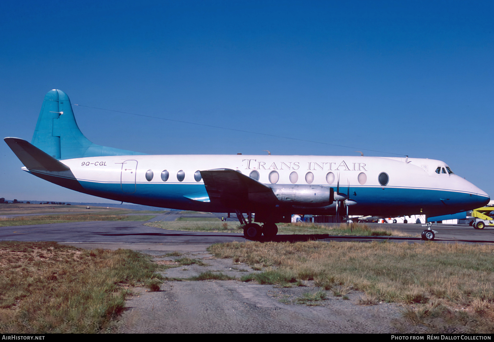 Aircraft Photo of 9Q-CGL | Vickers 816 Viscount | Trans IntAir | AirHistory.net #826077