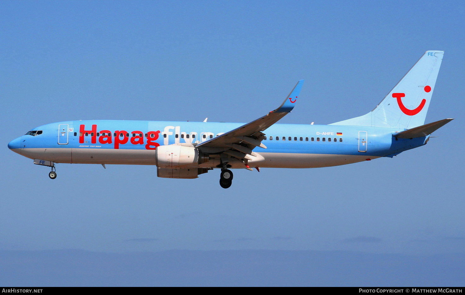 Aircraft Photo of D-AHFE | Boeing 737-8K5 | Hapag-Lloyd | AirHistory.net #826079