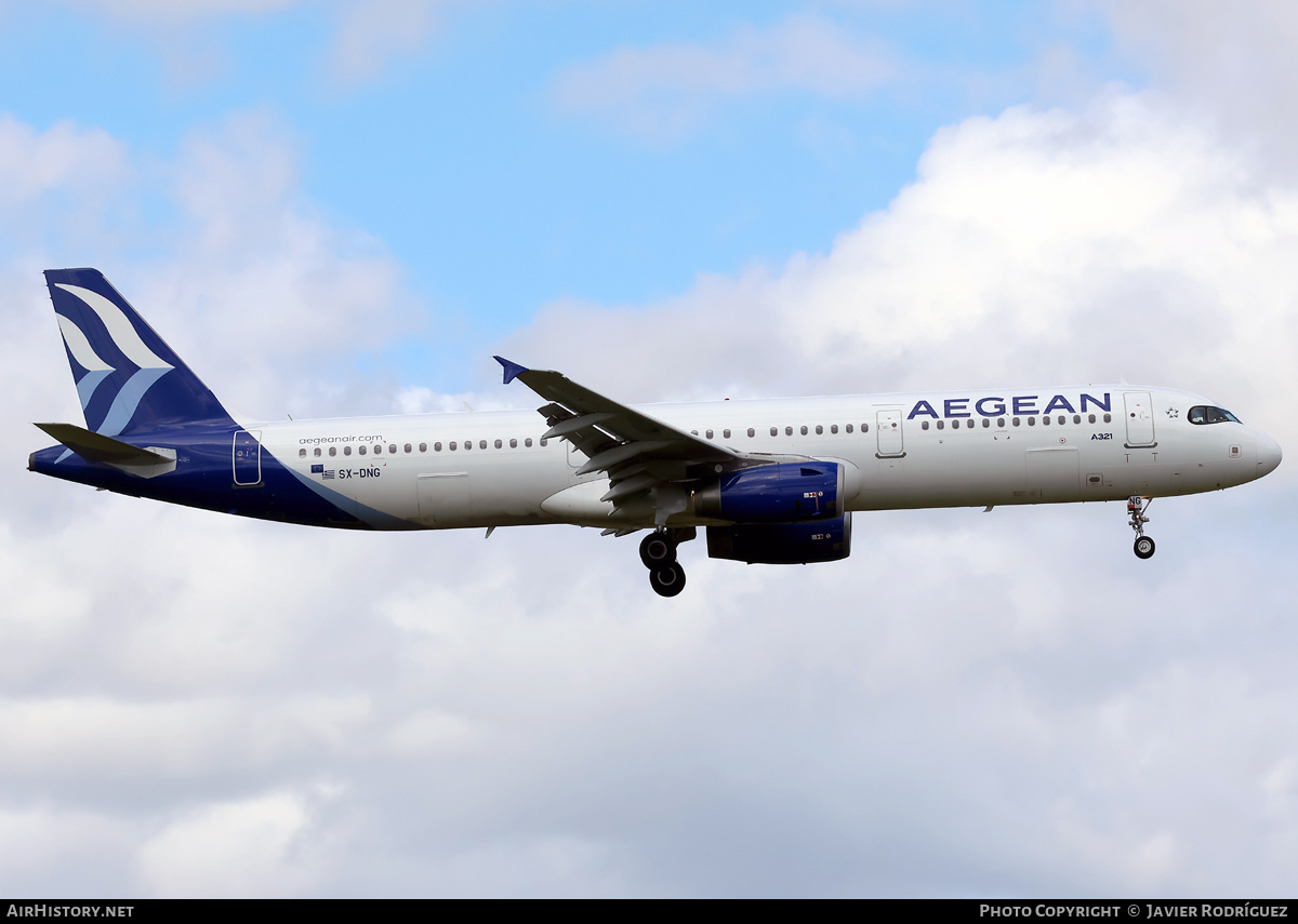 Aircraft Photo of SX-DNG | Airbus A321-231 | Aegean Airlines | AirHistory.net #826099