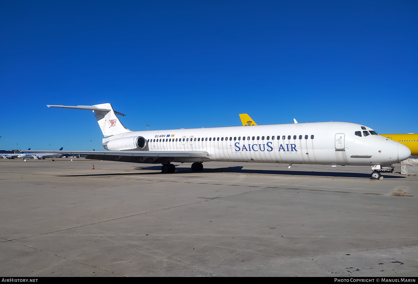 Aircraft Photo of EC-KRV | McDonnell Douglas MD-87 (DC-9-87) | Saicus Air | AirHistory.net #826122